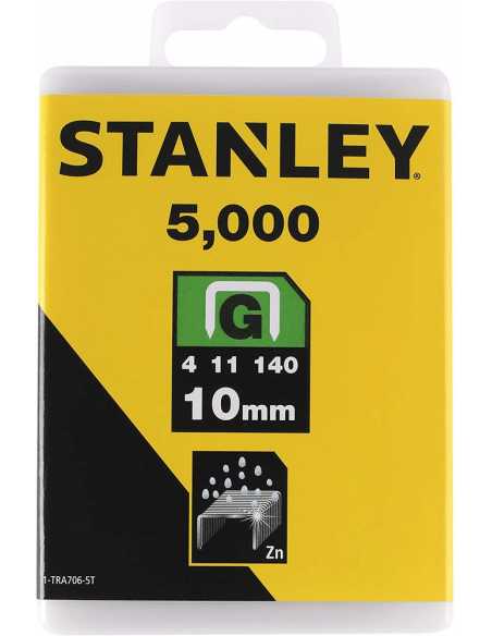 Agrafes type G                                                                                                                                                                                           QUINCAILLERIE OUTILLAGE MATERIEL DE CHANTIER STANLEY BLACK ET DECKER FRANCE