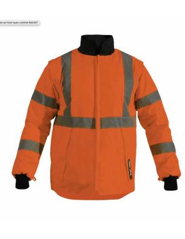 Gilet haute visibilité ROCKET orange/noir                                                                                                                                                                QUINCAILLERIE EPI CORPS T.2.S