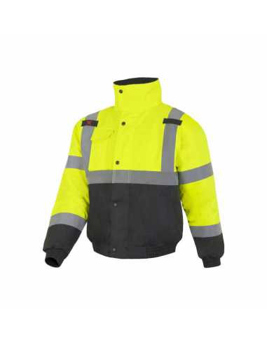 Blouson CARGO HV jaune/noi                                                                                                                                                                               QUINCAILLERIE EPI CORPS T.2.S