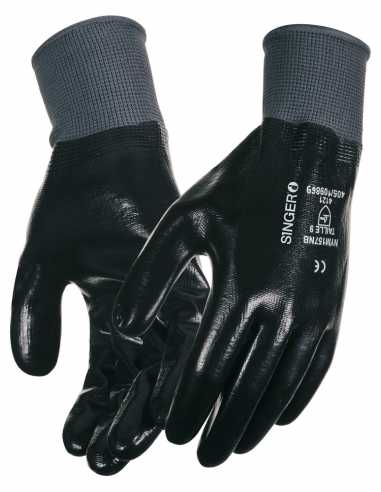 Gant nitrile noir                                                                                                                                                                                        QUINCAILLERIE EPI MAIN SINGER SAFETY