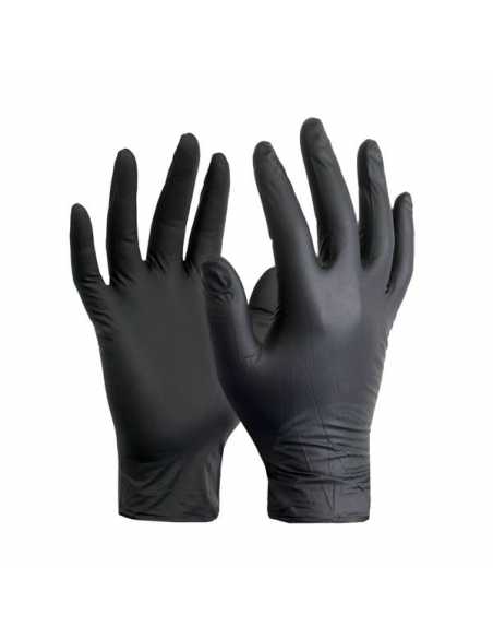 Gant jetable nitrile BLACKMAMBA                                                                                                                                                                          QUINCAILLERIE EPI MAIN BLACKMAMBA