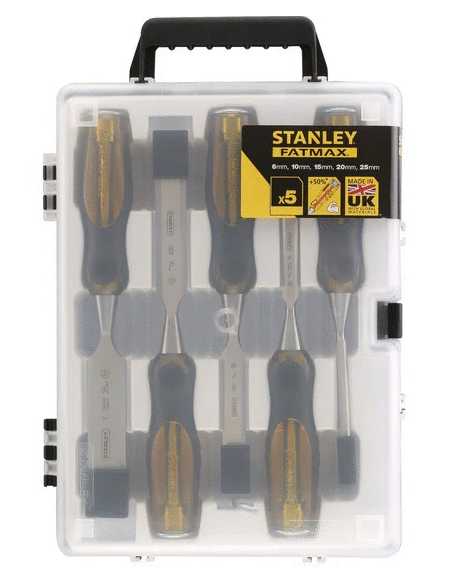 Jeu 5 ciseaux à bois DYNAGRIP                                                                                                                                                                            QUINCAILLERIE OUTILLAGE OUTILLAGE MAIN STANLEY BLACK ET DECKER FRANCE