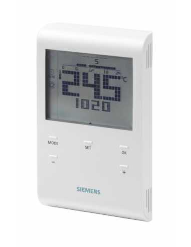 Thermostat ambiance RDE100.1                                                                                                                                                                             THERMIQUE REGULATION ET COMPTAGE ENERGIE REGULATION ET THERMOSTAT SIEMENS SAS