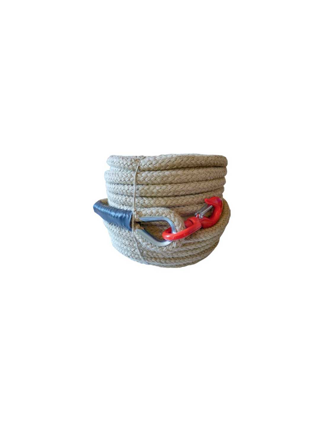 CORDERIE TOURNONAISE - Poulie clic avec crochet et linguet de sécurité