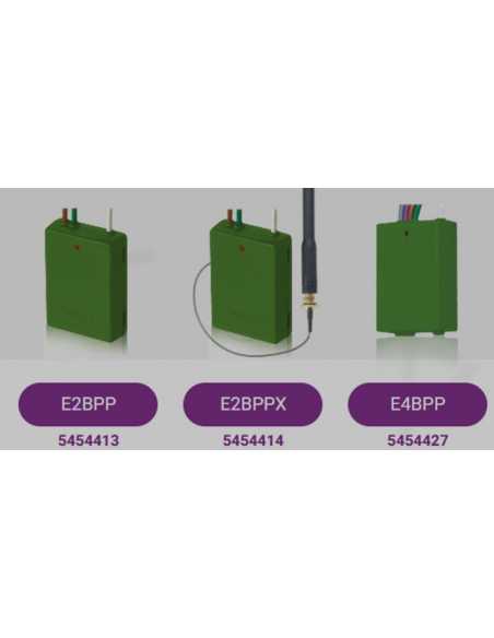 Emetteur micro-module encastrable 2 canaux power E2BPP                                                                                                                                                   ELECTRICITE TERTIAIRE MODULAIRE 