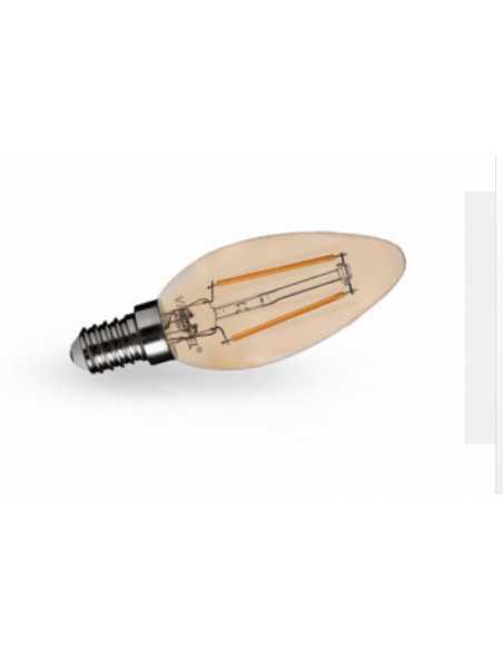 Lampe LED filament E14                                                                                                                                                                                   ELECTRICITE ECLAIRAGE SOURCES MIIDEX LIGHTING