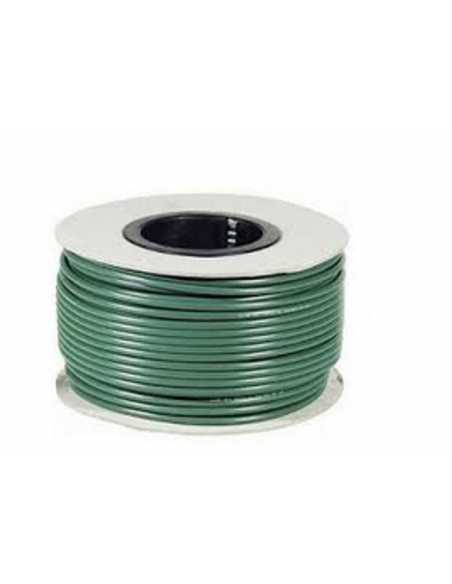 Câble coaxial 75 ? type KX 6 - gaine extérieure vert                                                                                                                                                     ELECTRICITE FILS ET CABLES CABLES DOMESTIQUES ID CABLES