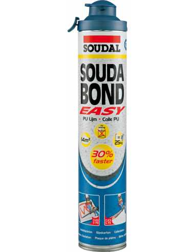Mastic SOUDABOND easy CLICK&FIC                                                                                                                                                                          CONSOMMABLES CONSOMMABLES COLLES SOUDAL SAS
