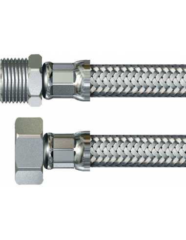 2 pièces tuyau d'eau en acier inoxydable tressé flexible d'alimentation en  eau filetage en connecteur de MANNEQUIN D'ENTRAINEMENT - Cdiscount