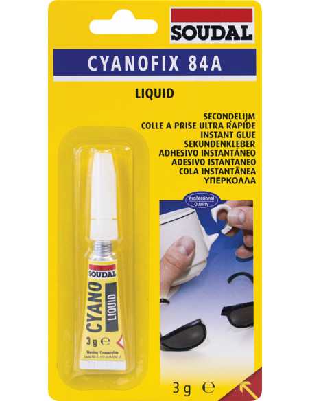 Colle cyanoacrylate                                                                                                                                                                                      CONSOMMABLES CONSOMMABLES COLLES SOUDAL SAS