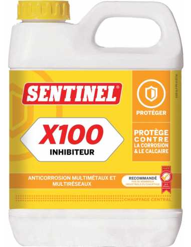 INIBITEUR SENTINEL X100 1L POUR INSTALLATION DE CHAUFFAGE