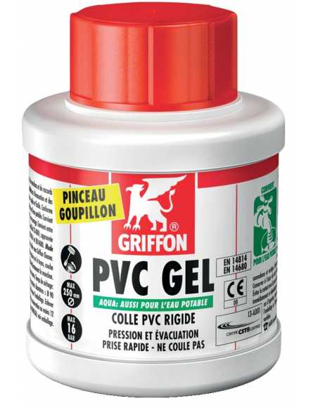 Colle pvc gel AQUA alimentaire                                                                                                                                                                           CONSOMMABLES CONSOMMABLES CONSOMMABLE GRIFFON FRANCE SARL